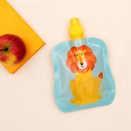 Charlie The Lion Folding Water Bottle