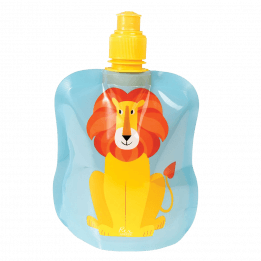 Charlie The Lion Folding Water Bottle