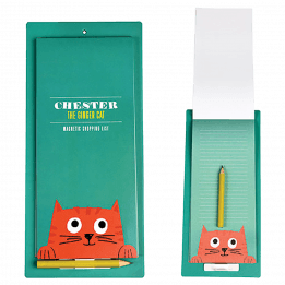 Chester The Cat Magnetic Shopping List