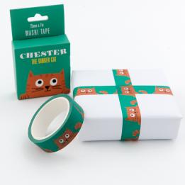 Chester The Cat Washi Tape