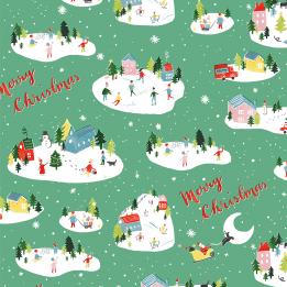 Christmas Wonderland Wrapping Paper (5 Sheets)