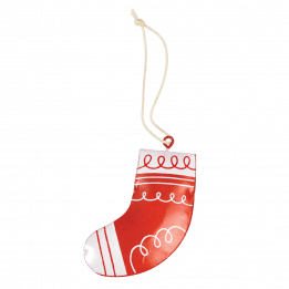 Christmas Stocking Metal Decoration