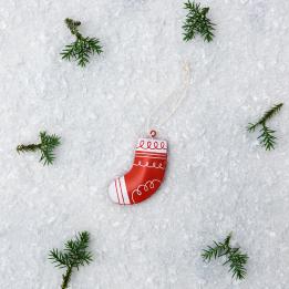 Christmas Stocking Metal Decoration