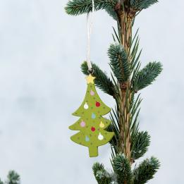 Christmas Tree Wooden Decoration