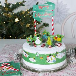 Christmas Wonderland Cake Bunting Kit