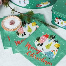 Christmas Wonderland Napkins (pack Of 20)