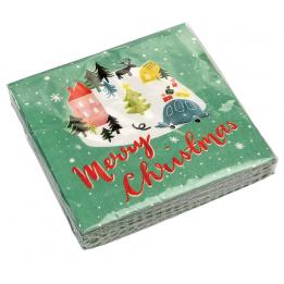 Christmas Wonderland Napkins (pack Of 20)