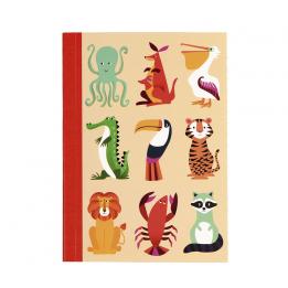 Colourful Creatures A6 Notebook