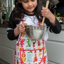 Colourful Creatures Children'S Apron