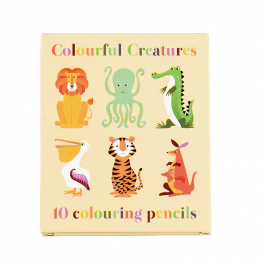 Colourful Creatures Colouring Pencils (set Of 10)