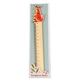 Kangaroo Wooden Ruler