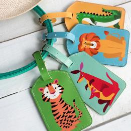 Charlie The Lion Luggage Tag