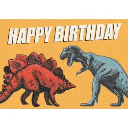 Prehistoric Land Dinosaur Birthday Card