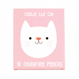 Cookie The Cat Colouring Pencils (set Of 10)