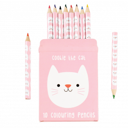 Cookie The Cat Colouring Pencils (set Of 10)