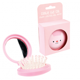 Cookie The Cat Compact Hairbrush