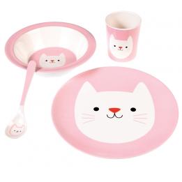 Cookie The Cat Melamine Set