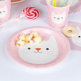 Cookie The Cat Paper Plates (set Of 8)