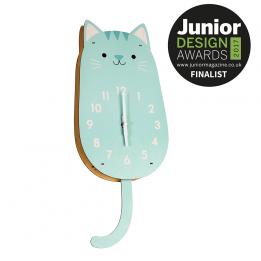 Cookie The Cat Wooden Wall Clock