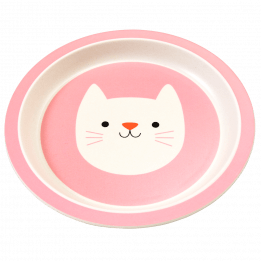 Cookie The Cat Bamboo Plate