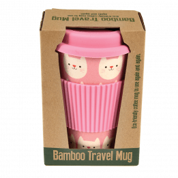 Cookie The Cat Bamboo Travel Mug