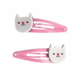Cookie The Cat Hairclips (set Of 2)