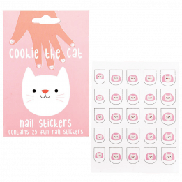 Cookie The Cat Nail Stickers (pack Of 25)