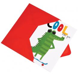 Cool Crocodile Card