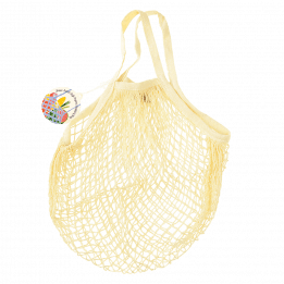 Cream Organic Cotton Net Bag