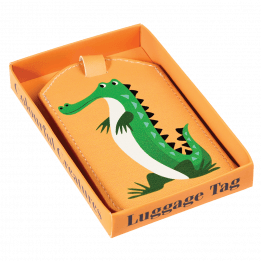 Harry The Crocodile Luggage Tag