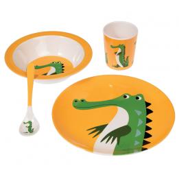 Children'S Crocodile Melamine Set