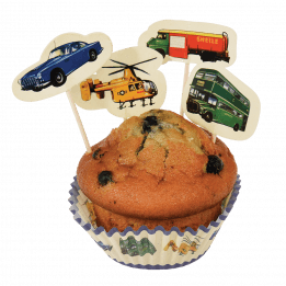 Vintage Transport Cupcake Kit