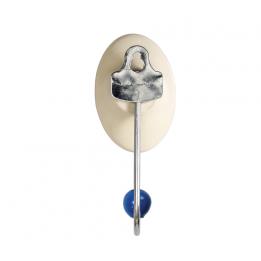 Painted Ceramic Letter Hook H