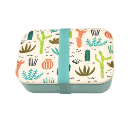Desert In Bloom Bamboo Lunch Box
