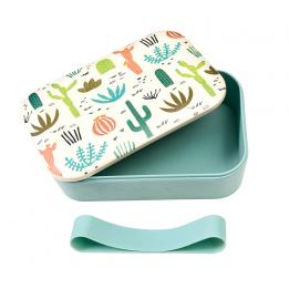 Desert In Bloom Bamboo Lunch Box