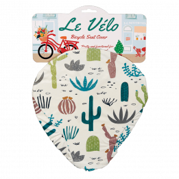 Desert In Bloom Bicycle Seat Cover