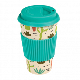 Desert In Bloom Bamboo Travel Mug