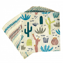 Desert In Bloom Cocktail Napkins (pack Of 20)