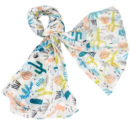 Desert In Bloom Cotton Scarf