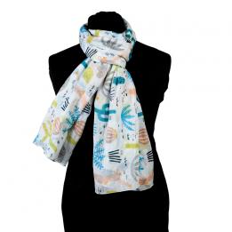 Desert In Bloom Cotton Scarf