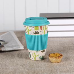 Desert In Bloom Bamboo Travel Mug