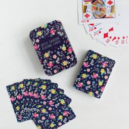 Ditsy Garden Playing Cards In A Tin