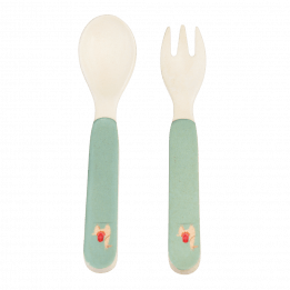 Dolly Llama Bamboo Cutlery