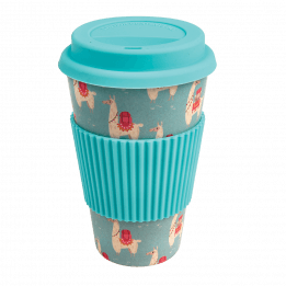 Dolly Llama Bamboo Travel Mug