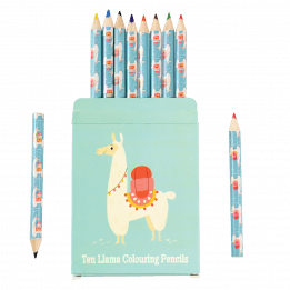 Dolly Llama Colouring Pencils (set Of 10)