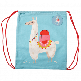Dolly Llama Drawstring Bag