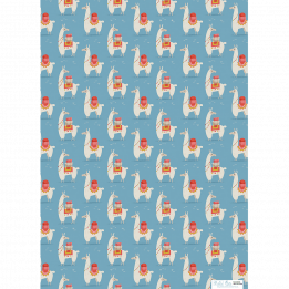 Dolly Llama Wrapping Paper (5 Sheets)