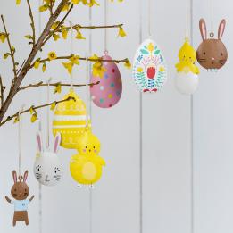 Mini Yellow Tshirt Bunny Decoration