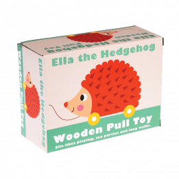 Ella The Hedgehog Wooden Pull Toy