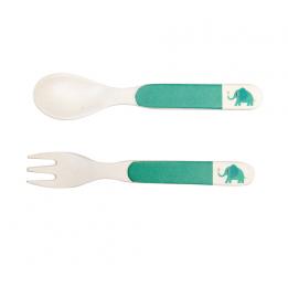 Elvis The Elephant Bamboo Cutlery